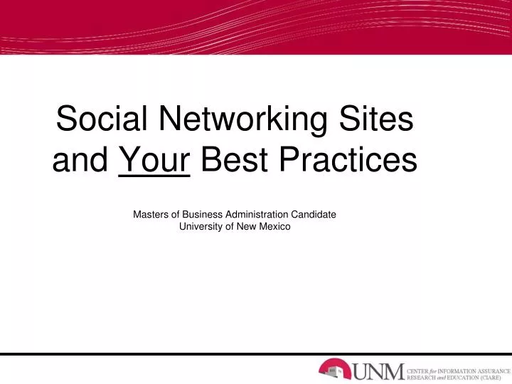 social networking sites and your best practices n.