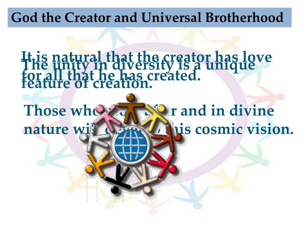 essay on universal brotherhood
