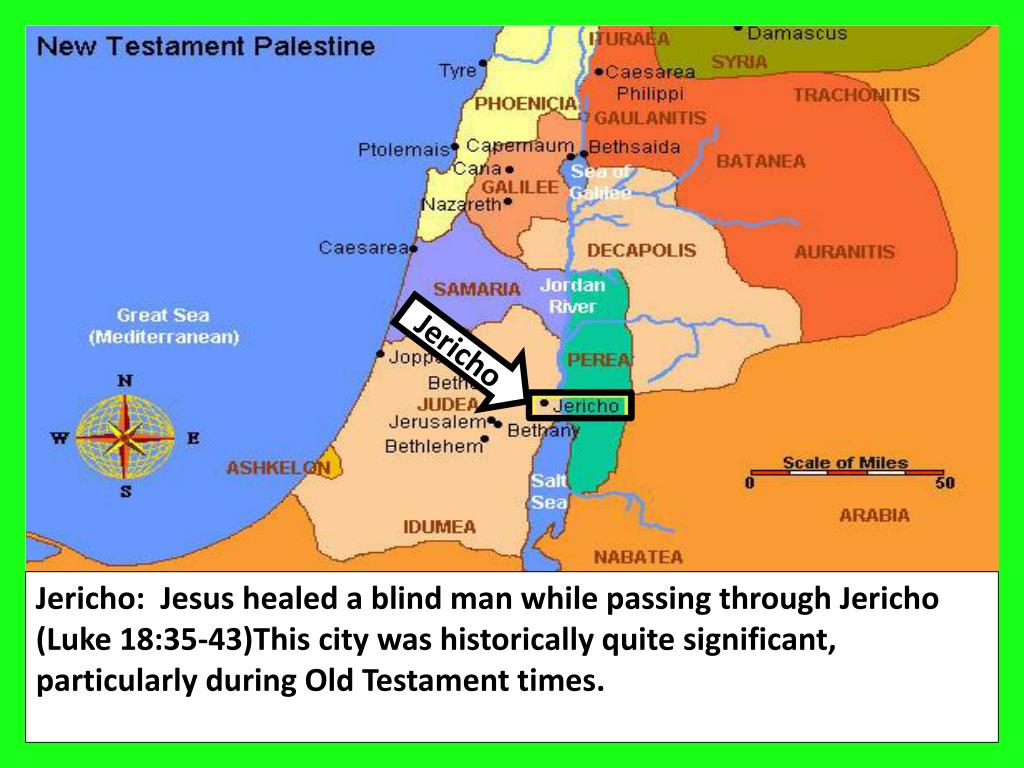 What is the geography of jericho
