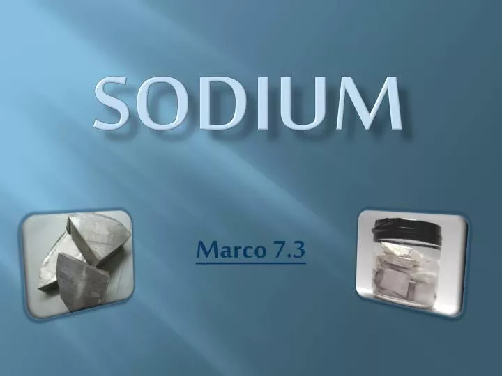 sodium n.