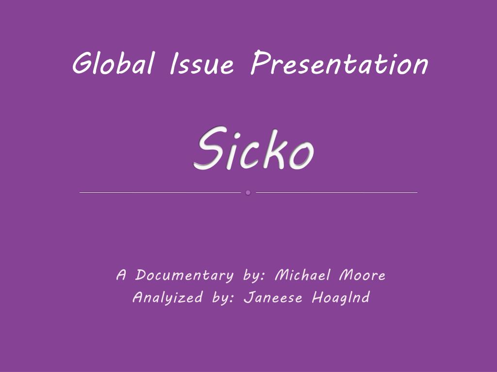 sicko documentary analysis