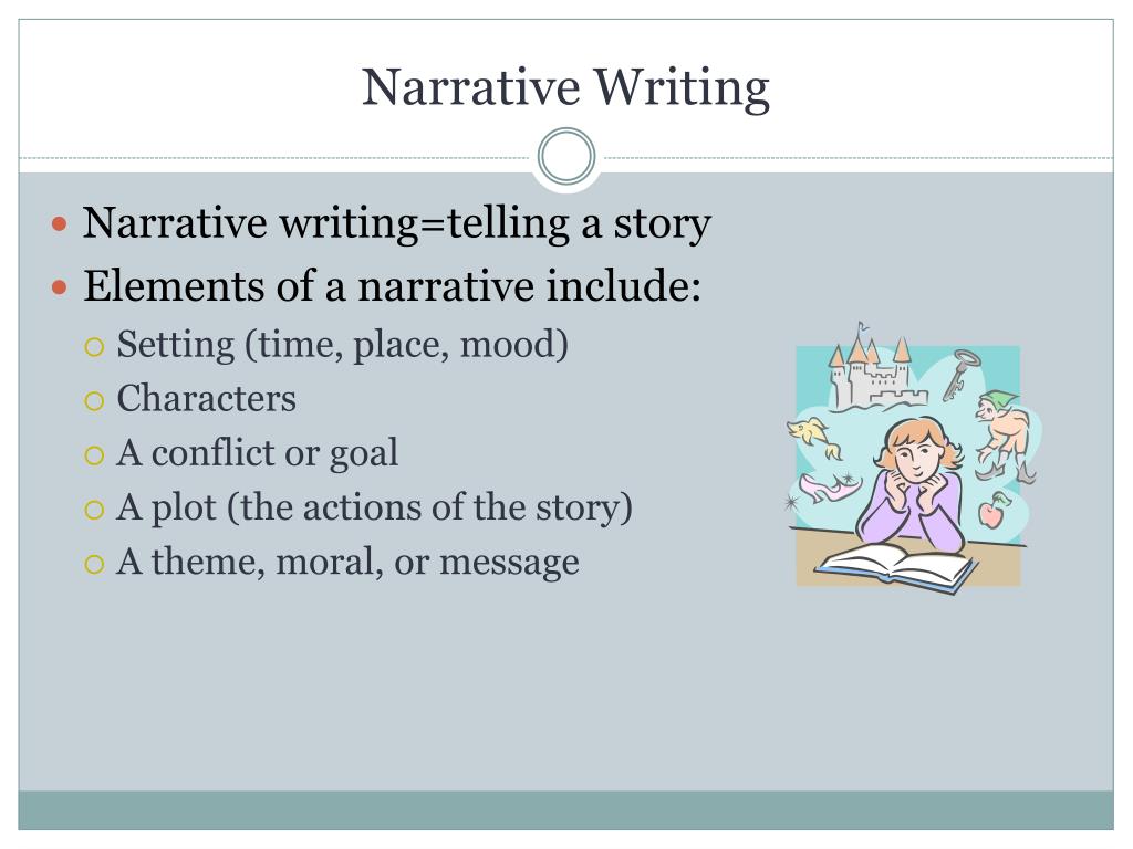 elements of narrative essay writing