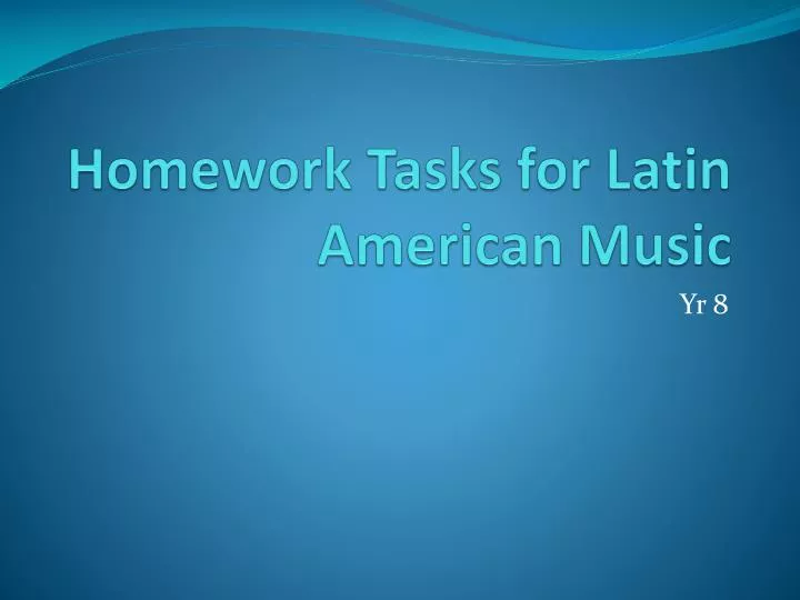 Do latin homework