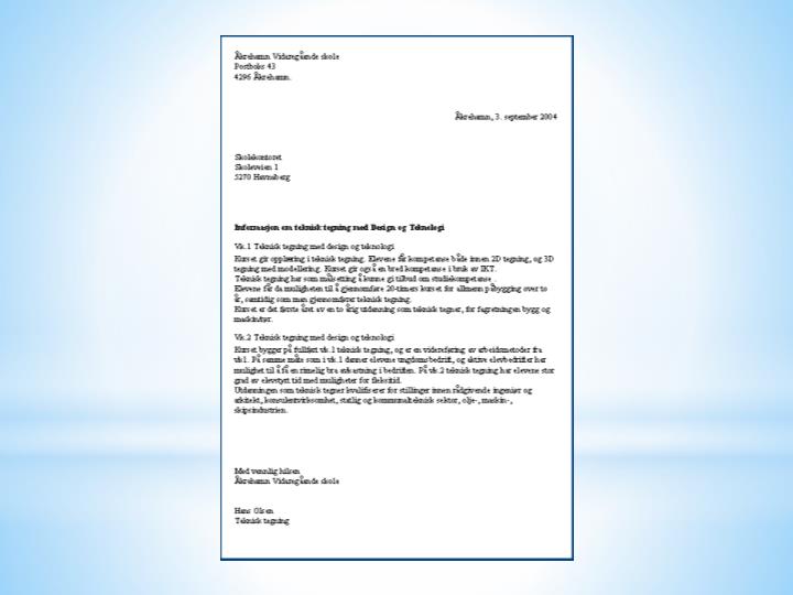 PPT - Formelt brev PowerPoint Presentation - ID:1973615
