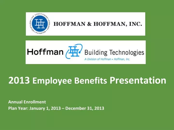 2013 employee benefits presentation n.