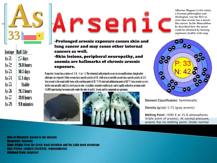 PPT - Arsenic PowerPoint Presentation, Free Download - ID:1974127