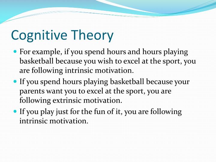 Cognitive Motivation Examples Cognitive Theory Of Motivation Examples – MPMZP