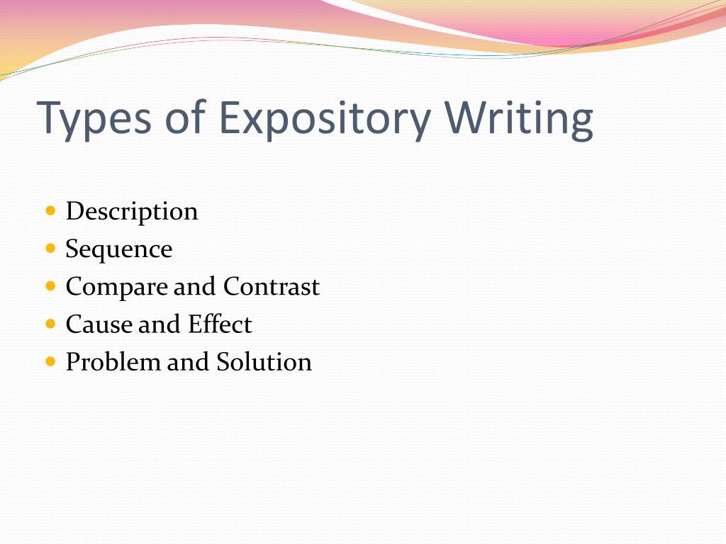 expository writing style meaning