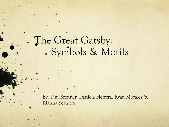 the waste land myth and symbols in the great gatsby the waste land myth and symbols in the great gatsby