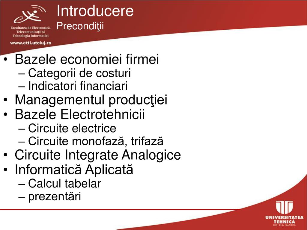PPT - Managementul Energiei PowerPoint Presentation, free download -  ID:1975616