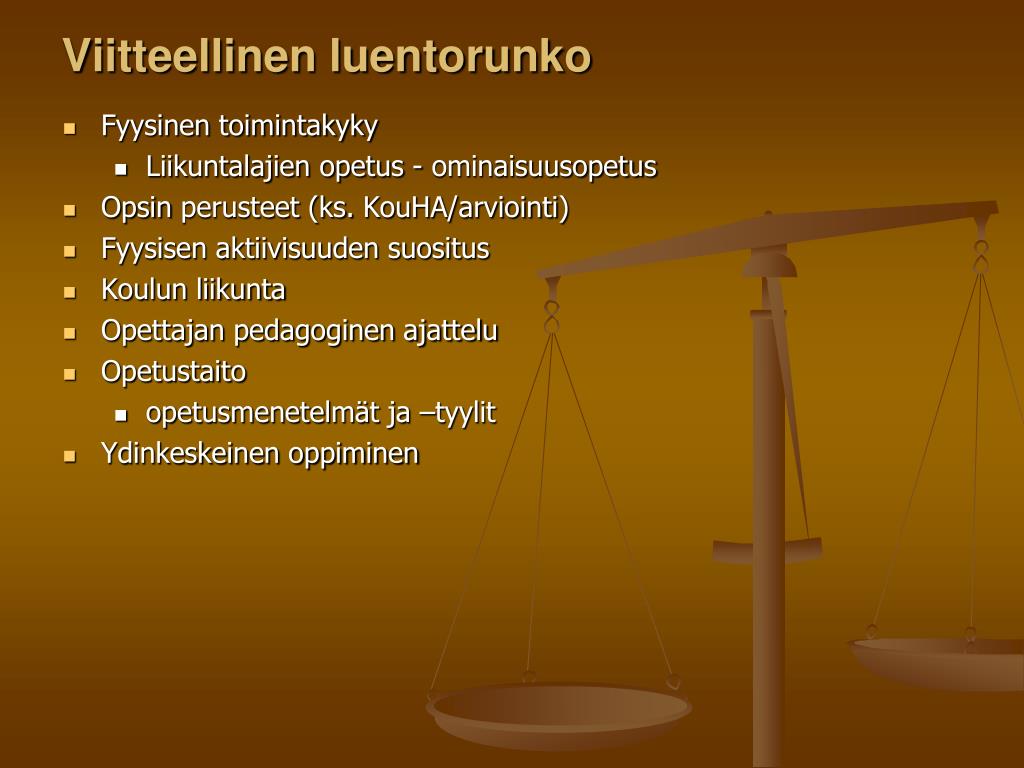 PPT - Si 2.3. Liikunnan didaktiikan luento-otteita SL 2011 Juha Valtonen  PowerPoint Presentation - ID:1975925