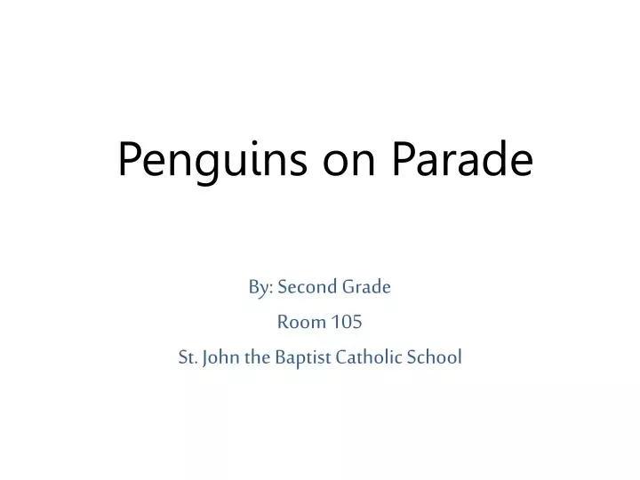 penguins on parade n.