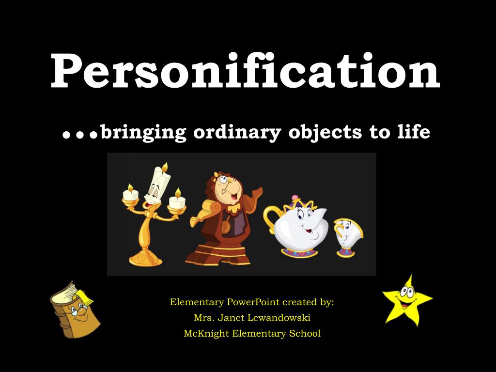 ppt personification bringing ordinary objects to life powerpoint