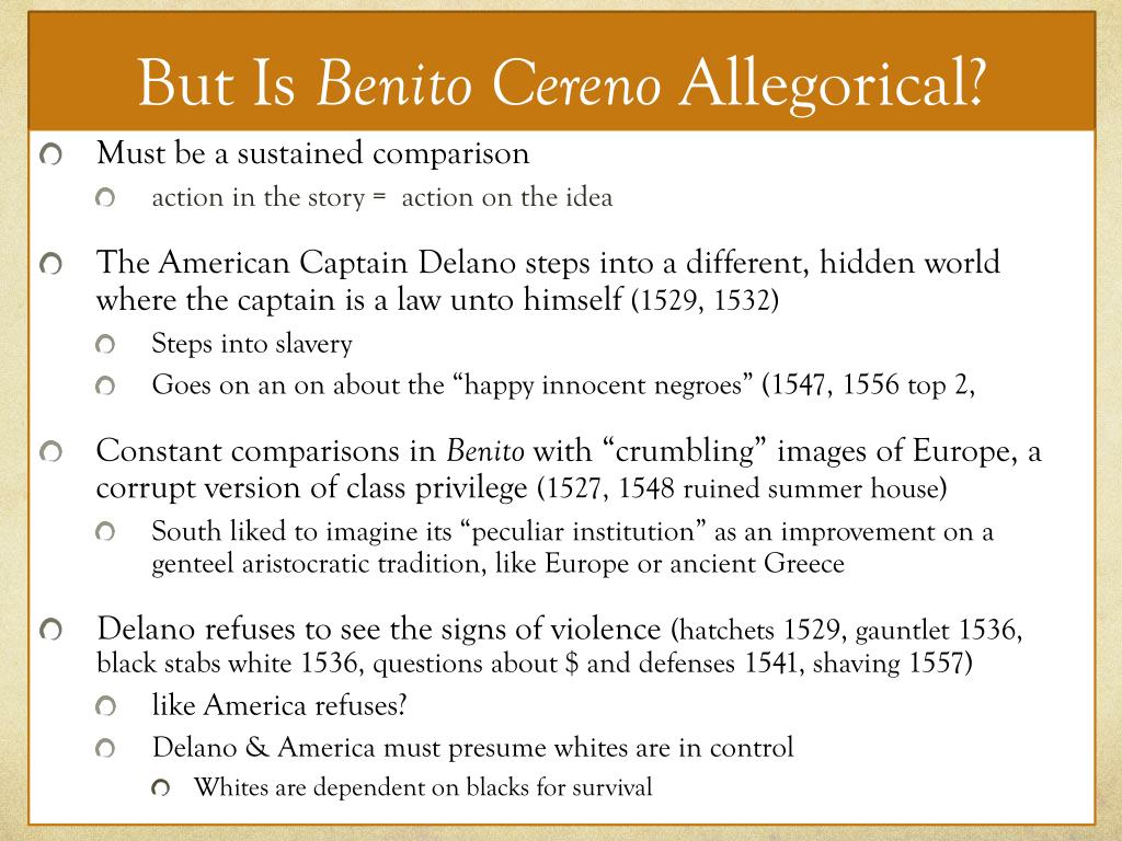 benito cereno essay