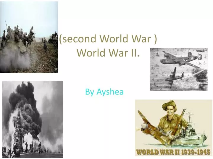 second world war world war ii n.