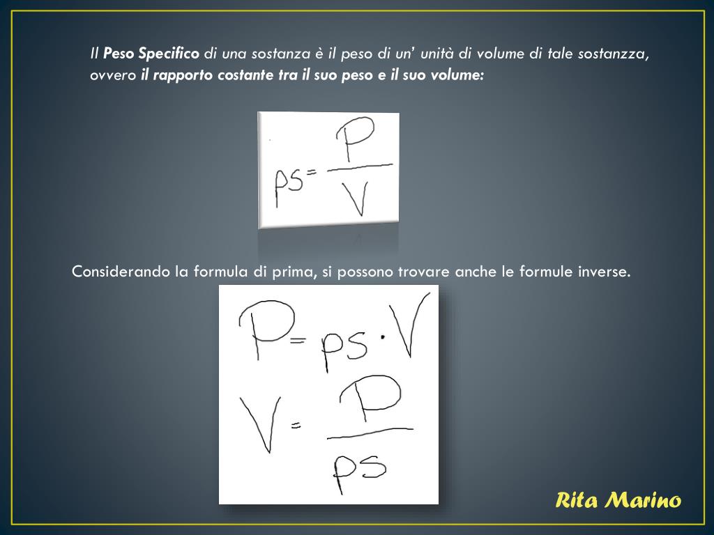 PPT - P rismi e peso specifico PowerPoint Presentation, free download -  ID:1977705