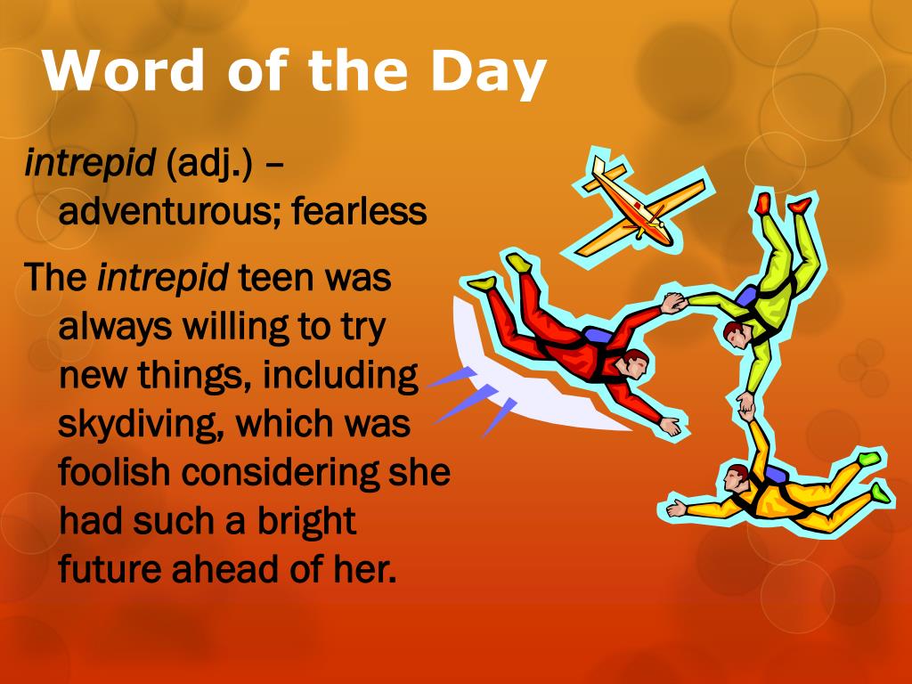word of the day powerpoint presentation