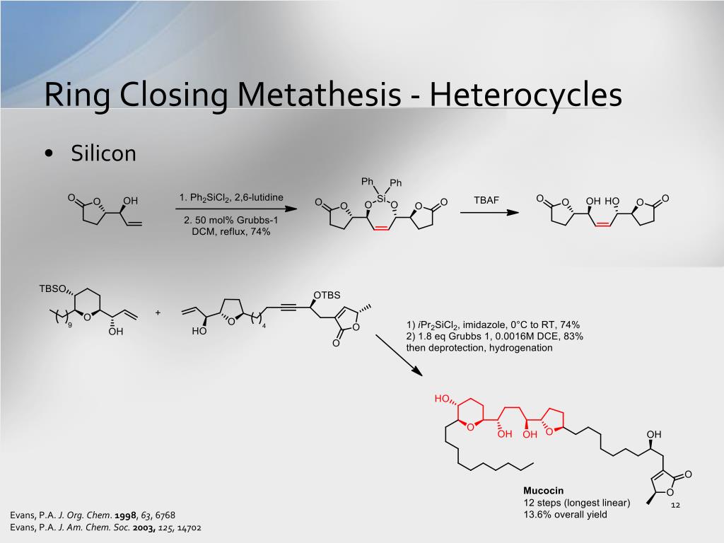 Scheme 3. Competitive pathways of product formation during ring-closing...  | Download Scientific Diagram