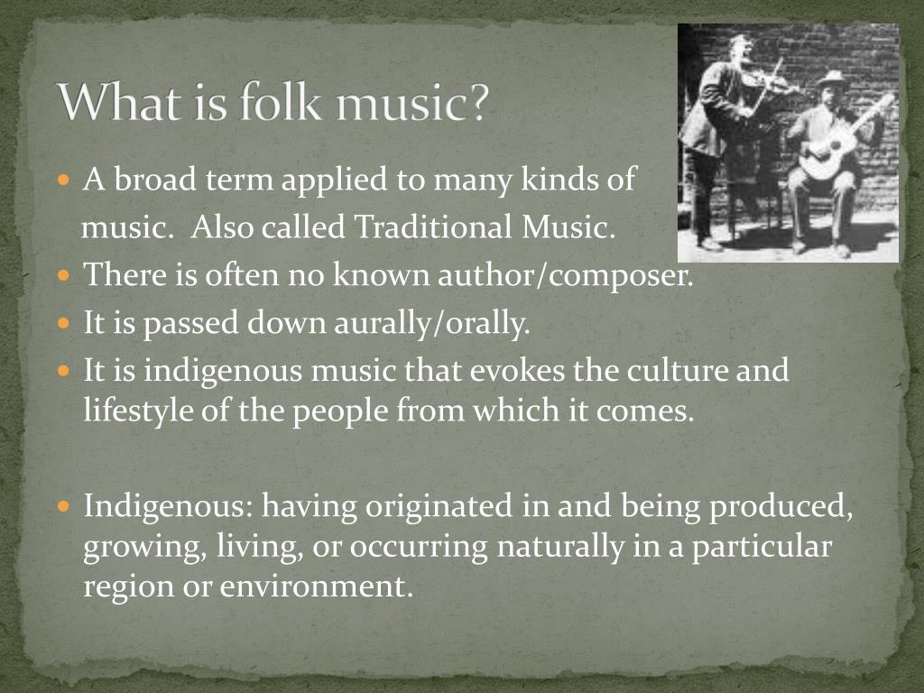 research topics on folk music