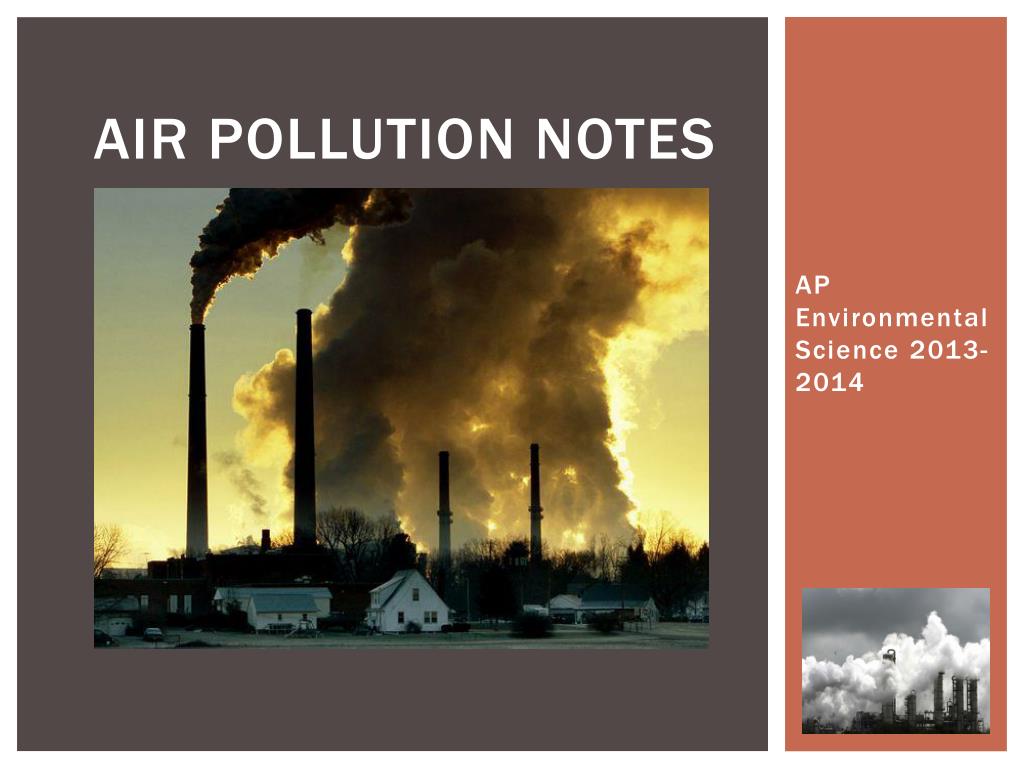 presentation on topic pollution