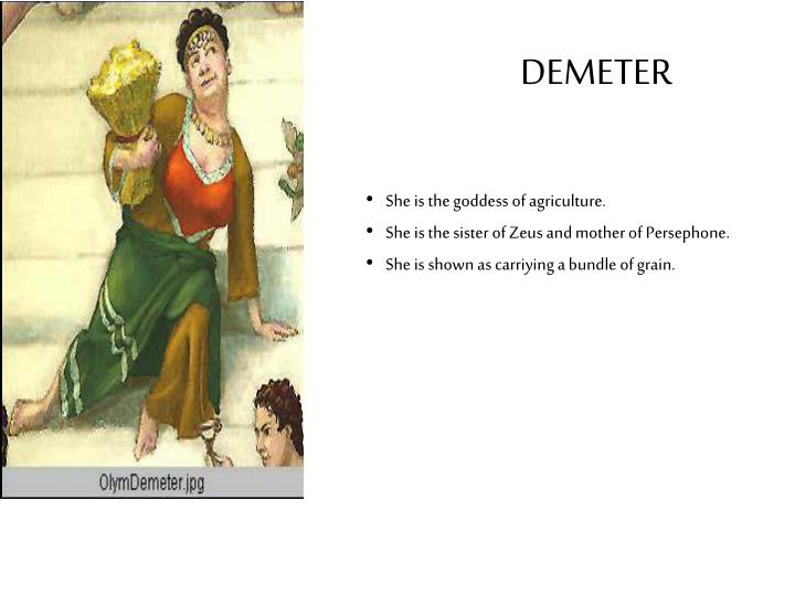 demeter goddess of agriculture demeter goddess of agriculture