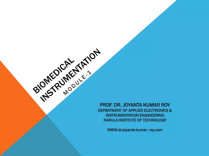 biomedical instrumentation n.