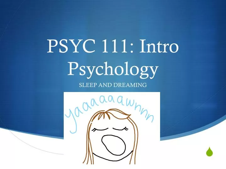 PPT - PSYC 111: Intro Psychology PowerPoint Presentation, free download ...