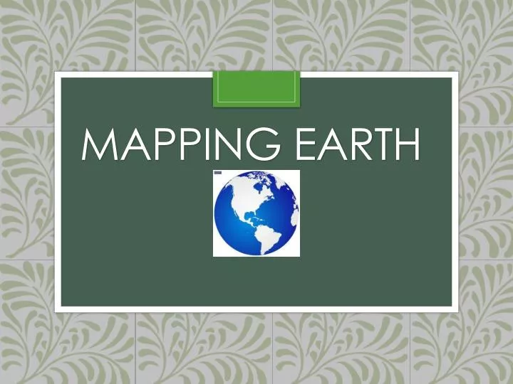 mapping earth n.