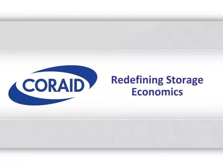 PPT Redefining Storage Economics PowerPoint Presentation, free download ID1981503