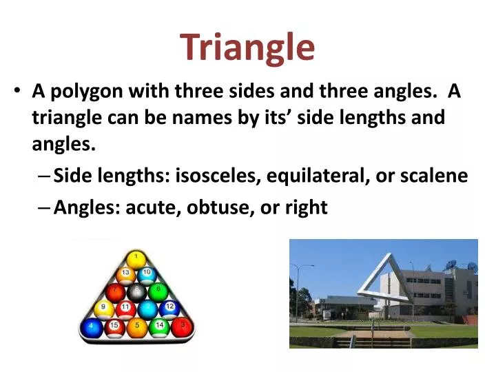 triangle n.