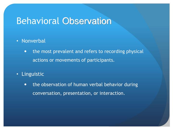 nonverbal observation report nonverbal observation report