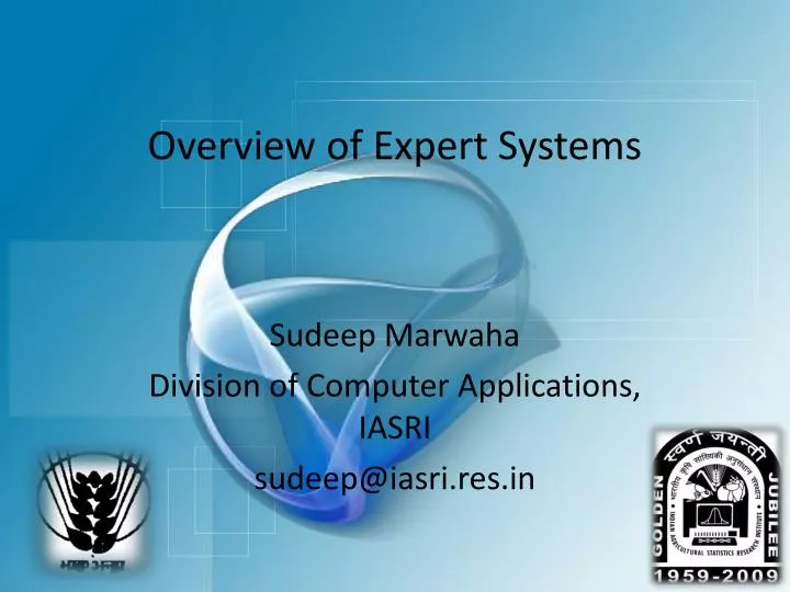 Ppt overview of expert systems powerpoint presentation free download