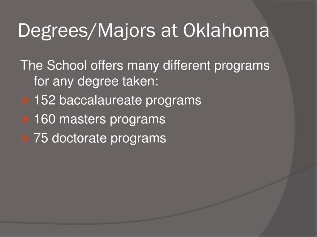 University of oklahoma general education requirements