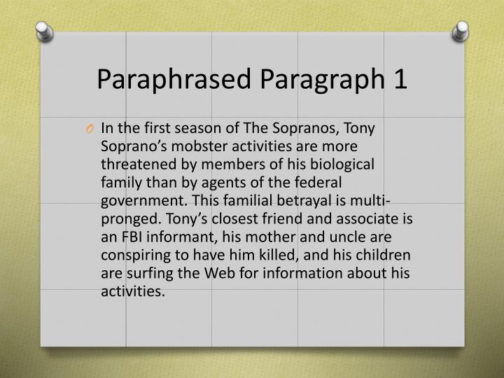 ppt paraphrasing powerpoint presentation id 1983836 paraphrased paragraph