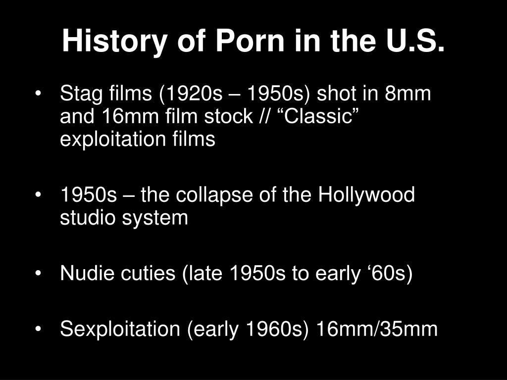 1920s Porn Films - PPT - History of Porn in the U.S. PowerPoint Presentation, free download -  ID:1985054