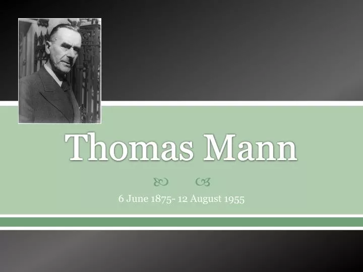 Get Download Thomas Mann Images