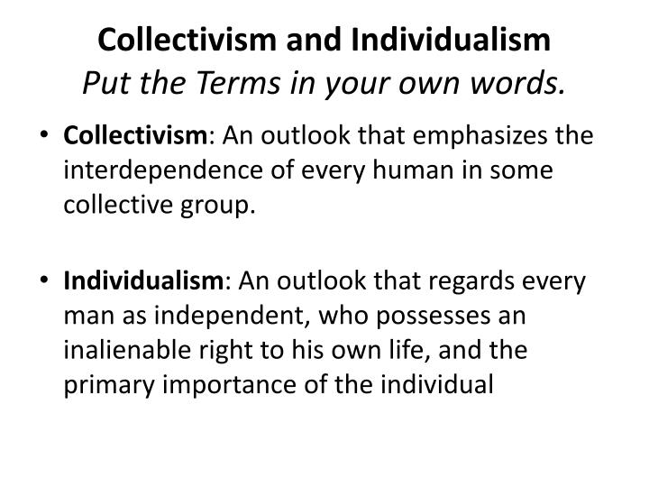 collectivism in anthem collectivism in anthem