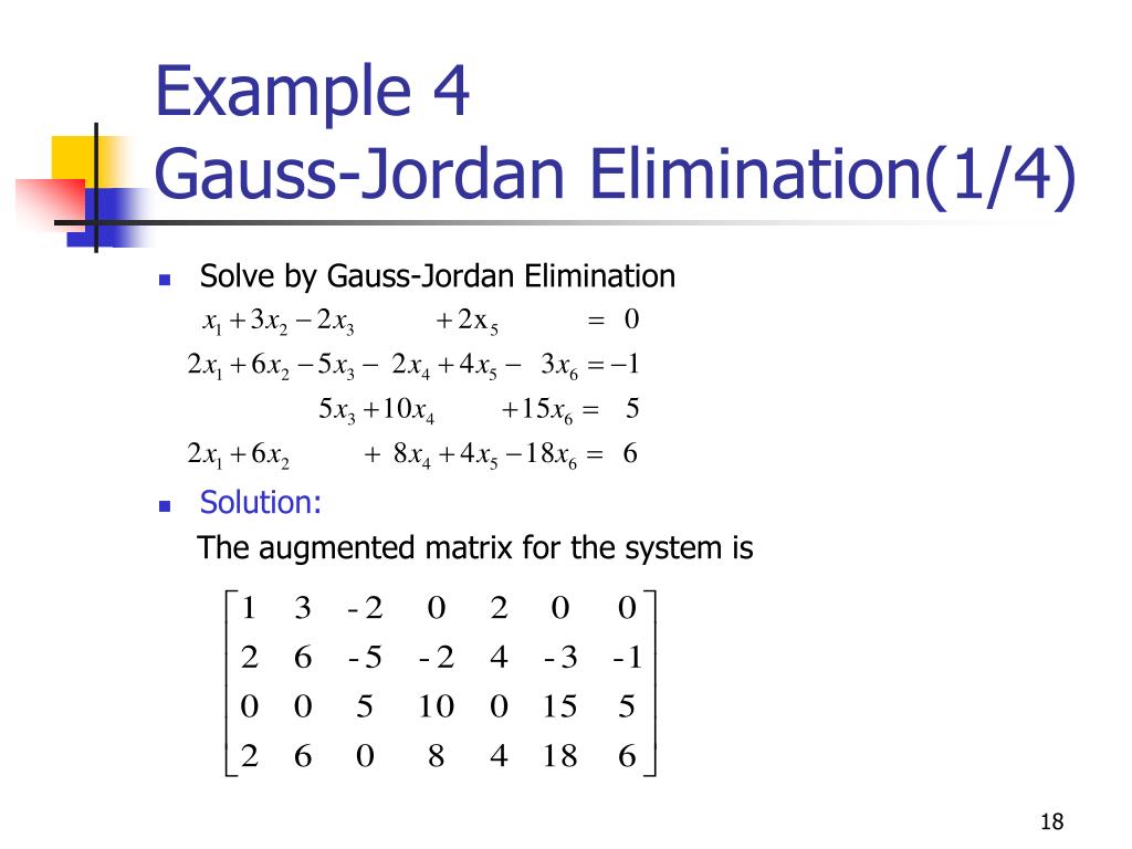 PPT - 1.2 Gaussian Elimination PowerPoint Presentation, free download -  ID:1986894
