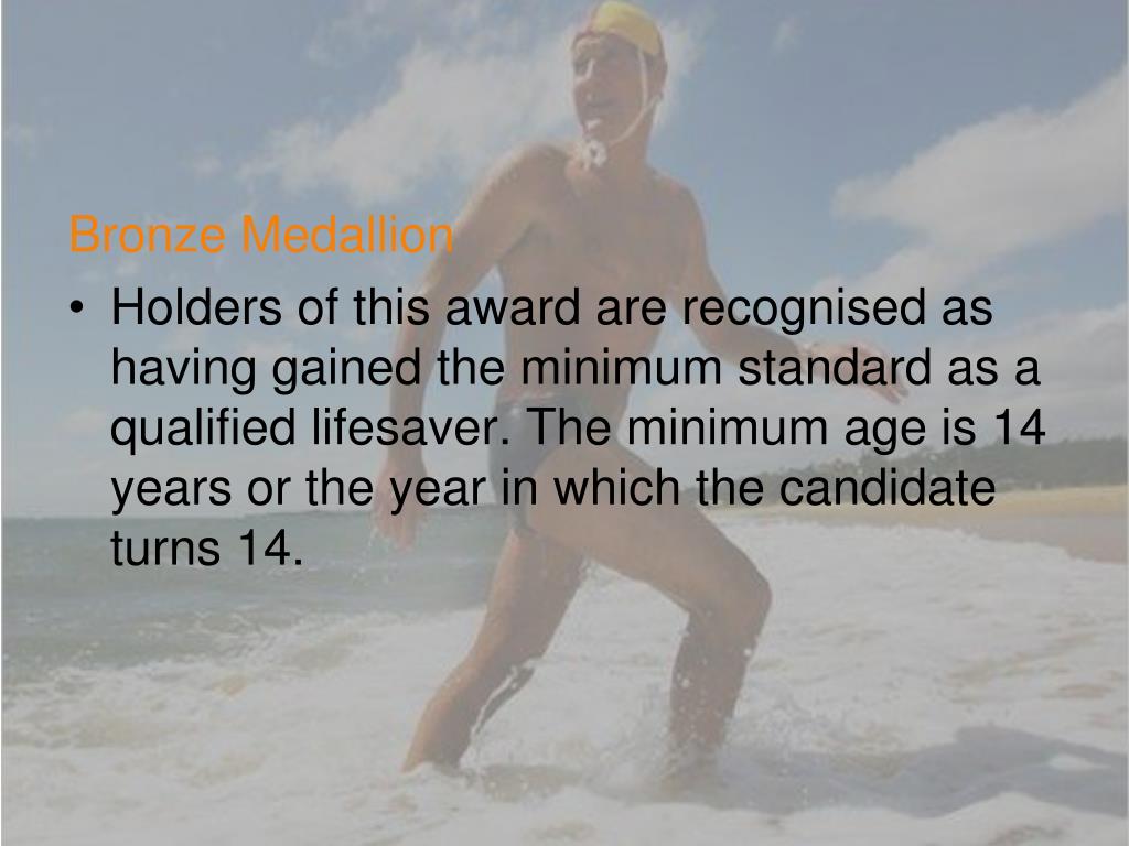 PPT Bronze Medallion Royal Life Saving PowerPoint Presentation, free