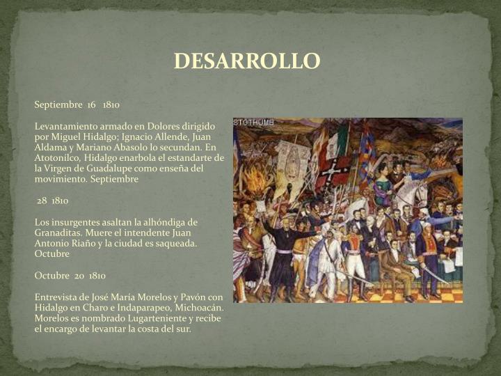 PPT LA INDEPENDENCIA DE MÉXICO PowerPoint Presentation
