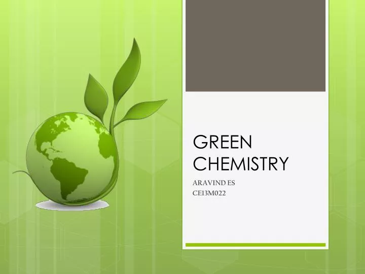 presentation on green chemistry