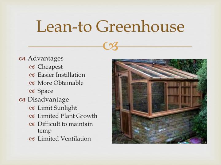 PPT Types of Greenhouses PowerPoint Presentation ID1989607