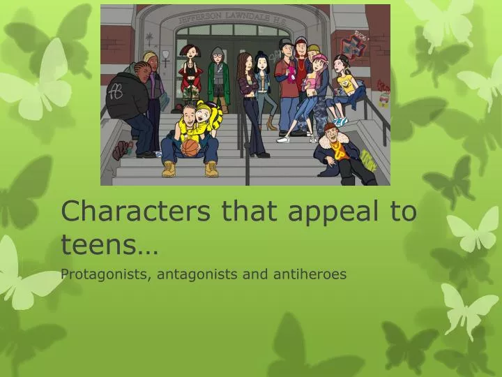 characters that appeal to teens n.