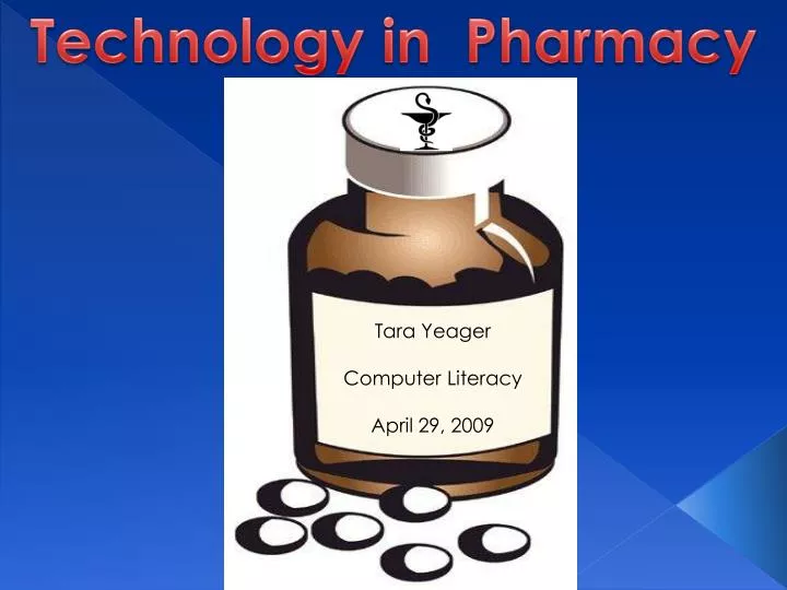 research topics in pharmacy technology