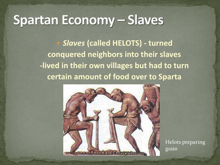 Helots PPT - Economic Issues o f Ancient Athens and Sparta PowerPoint ...