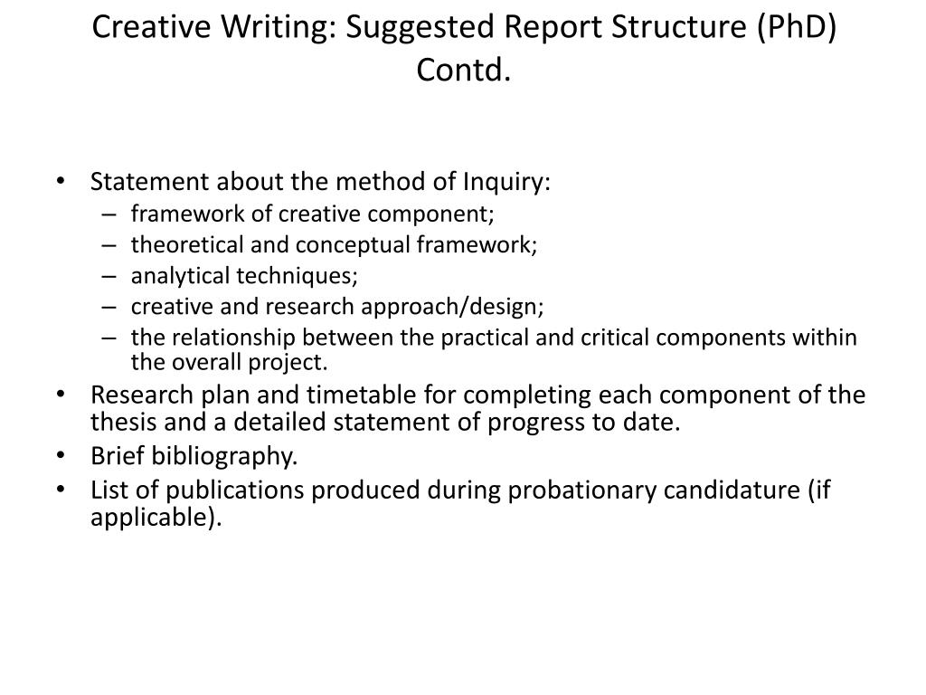 phd creative writing monash