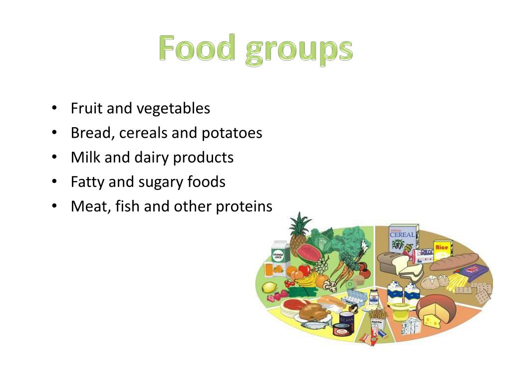 presentation about food groups
