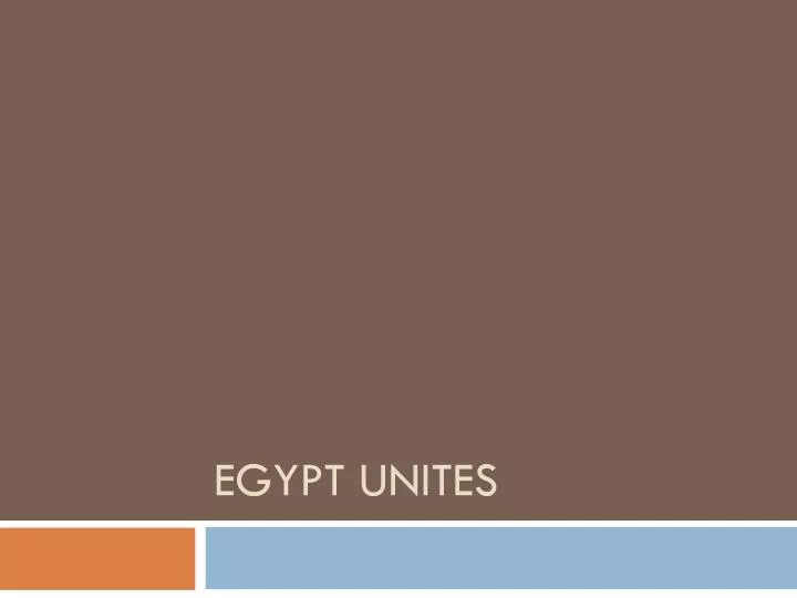 egypt unites n.