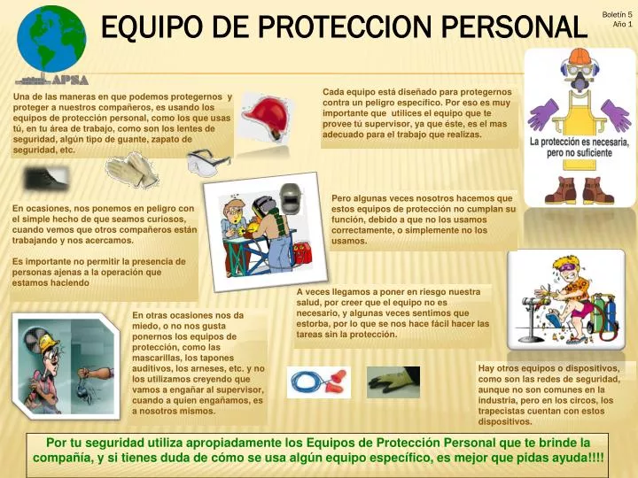 PPT - EQUIPO DE PROTECCION PERSONAL PowerPoint Presentation, free download  - ID:1991819