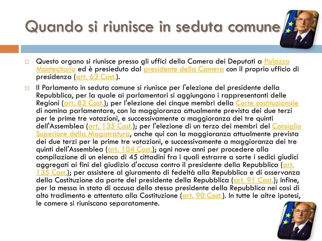 Dove Si Riuniscono I Rappresentanti Del Tuo Comune PPT - Il Parlamento PowerPoint Presentation, free download - ID:1991868